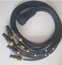 SOCAPEX SOCO 19 PIN to 6ft 6 Channel PowerCon True1 Female Breakout Cable New