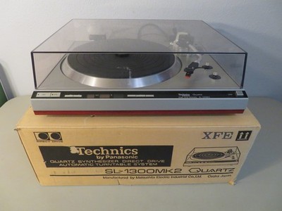 Vintage Technics SL-1300MK2 Turntable Full Auto - Box - Read