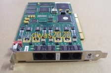 1pc Used Dialogic D/4PCIU 4-wire analog voice fax card D/4UPCIUF