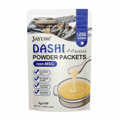 Japanese Dashi Packet, Traditional Dashi Soup Stock 8G×18Pacs, No MSG, No Additi