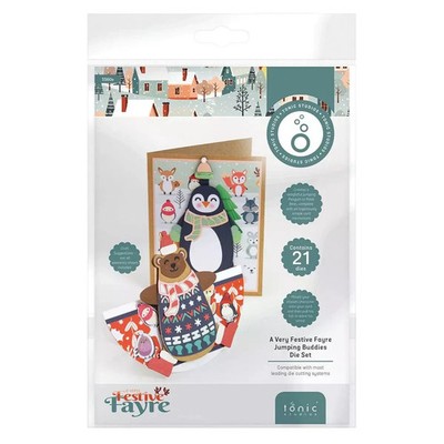 Tonic Studios  Dies ''A Very Festive Fayre - Jumping Buddies'', NEW