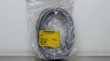 Turck RK 4.5T-6 Cordset U2189 250VAC/DC 4A Female M12 5-Pin 5-Wire 6m Gray