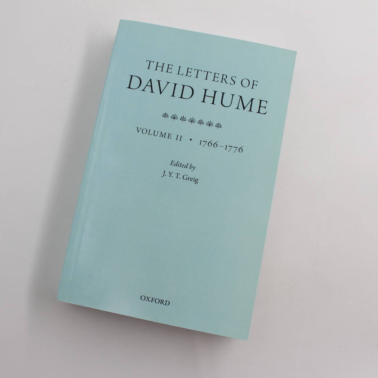 The Letters of David Hume: Volume II: 1766-1776 book by J. Y. T. Greig