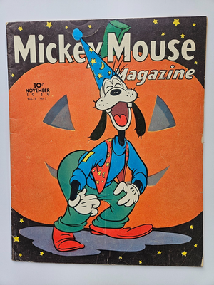 Mickey Mouse Magazine Vol. 5 #2. 1st App of Pinocchio in a Disney