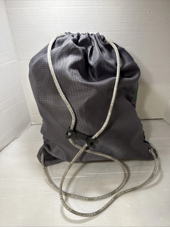 Bolsa de cincha gris Masters/Augusta National Golf Club bolsillo interior y exterior con cremallera Foto 4 de 4