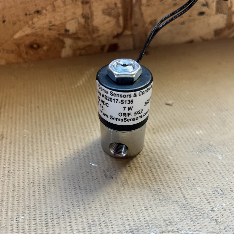 Gems Sensors & Controls p/n AS2017-S136 12VDC - Image 3 of 4