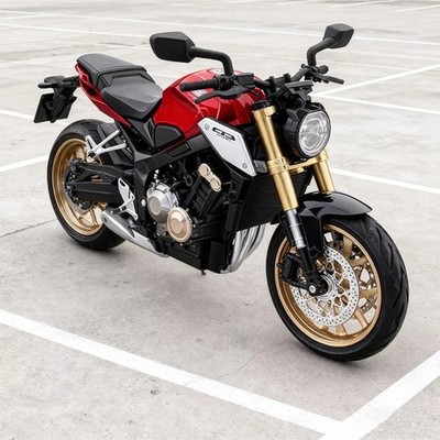 1/12 CB650R Legierung Racing Motorrad Modell Druckguss Sound Licht Display Geschenk