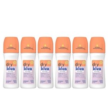 Dry Idea Anti-Perspirant Deodorant Roll-On Unscented 3.25 oz Pack of 6