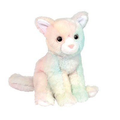 Douglas Cuddle Toys Pixie Rainbow Cat Mini Soft Plush Stuffed Animal, 6''