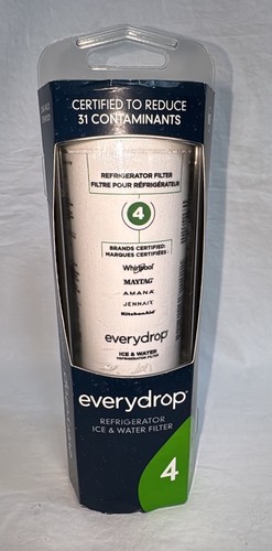EveryDrop by Whirlpool Refrigerator Ice & Water Filter 4 EDR4RXD1 New