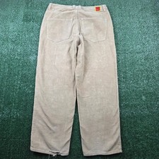 Empyre Mens Loose Fit Corduroy Pants Tan Beige Skate Streetwear Size 32