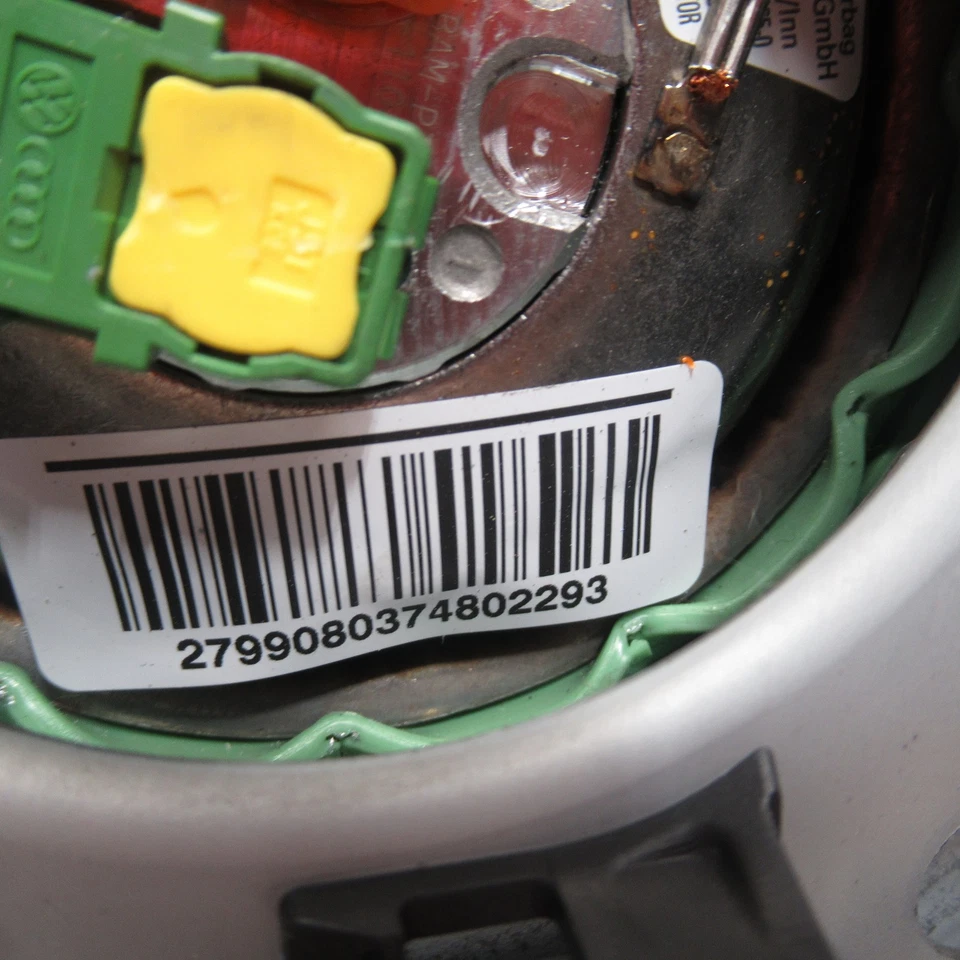 Audi S4 2007 2008 airbag de rueda bolsa de aire del conductor fabricante de equipos originales Foto 3 de 4