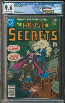 D.C. Comics House of Secrets #153 8-9/78 CGC FANTAST 9.6 Off-White to White Page