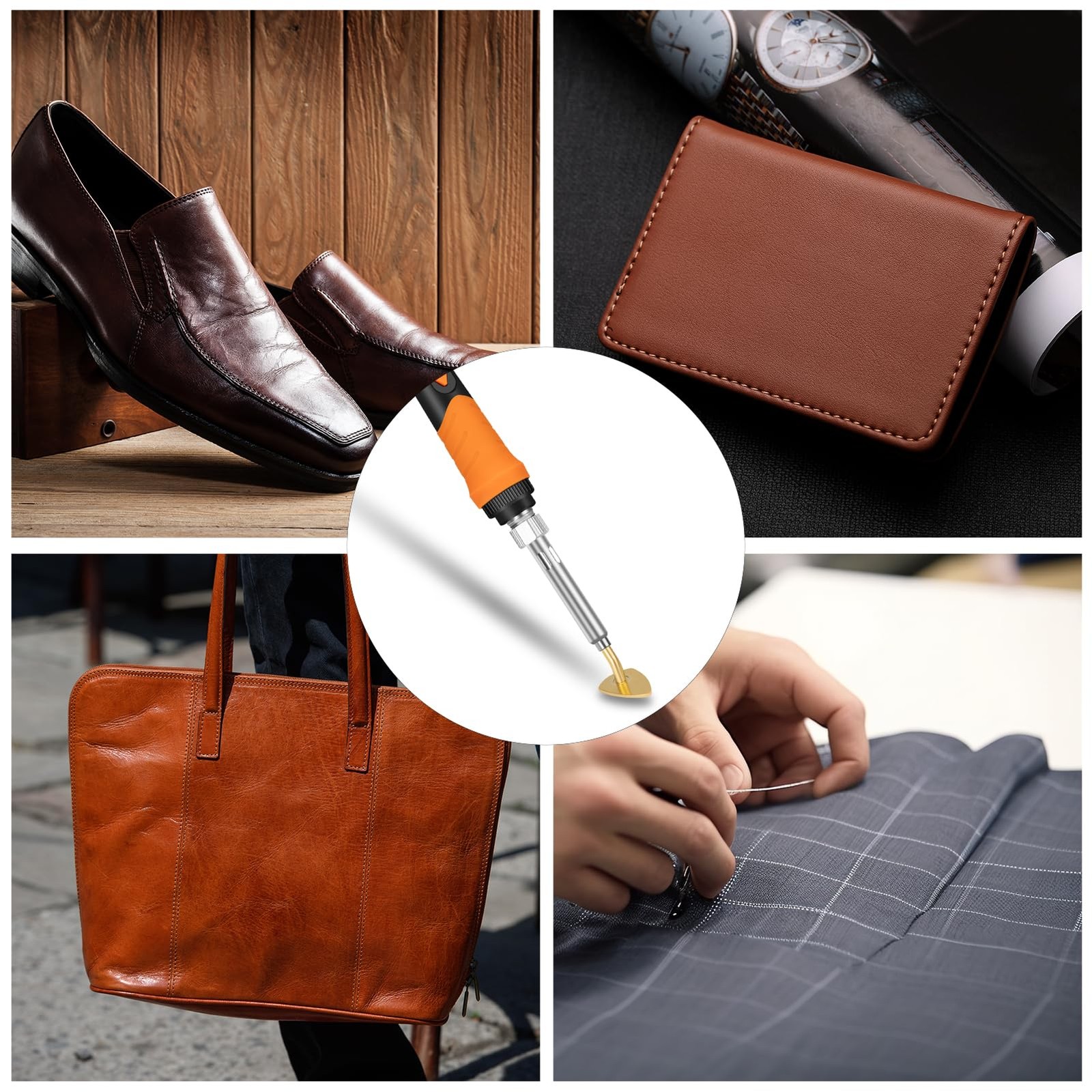 K KERNOWO Mini Iron for Crafts, 120W Small Tiny Iron for Crafts, Digital Disp...