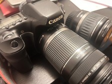 Macchina fotografica digitale reflex Canon Eos 40d con obbiettivo supplementare 