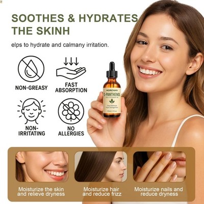 D-Panthenol Liquid: Pro-Vitamin B5 Concentrate, Cosmetic Grade Dexpanthenol f...