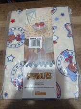 NEW Peanuts Americana Tablecloth 60x84 Oblong...
