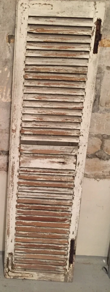 Volet persienne en bois H : 2 M - l : 55cm - ep :3cm - Photo 4/4