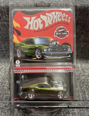 Hot Wheels RLC Mustang Boss Hoss Olive Green Limited #547/30K Real Riders