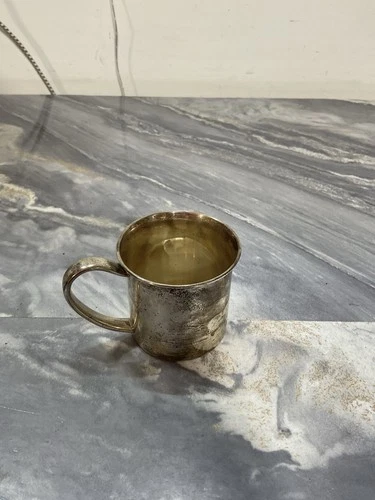 Sterling Silver Baby Cup Mug LUNT 112  56Grams