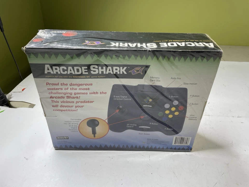 Brand New - Interact Arcade Shark Joystick - Nintendo 64 N64 - SEALED - Image 3 of 4