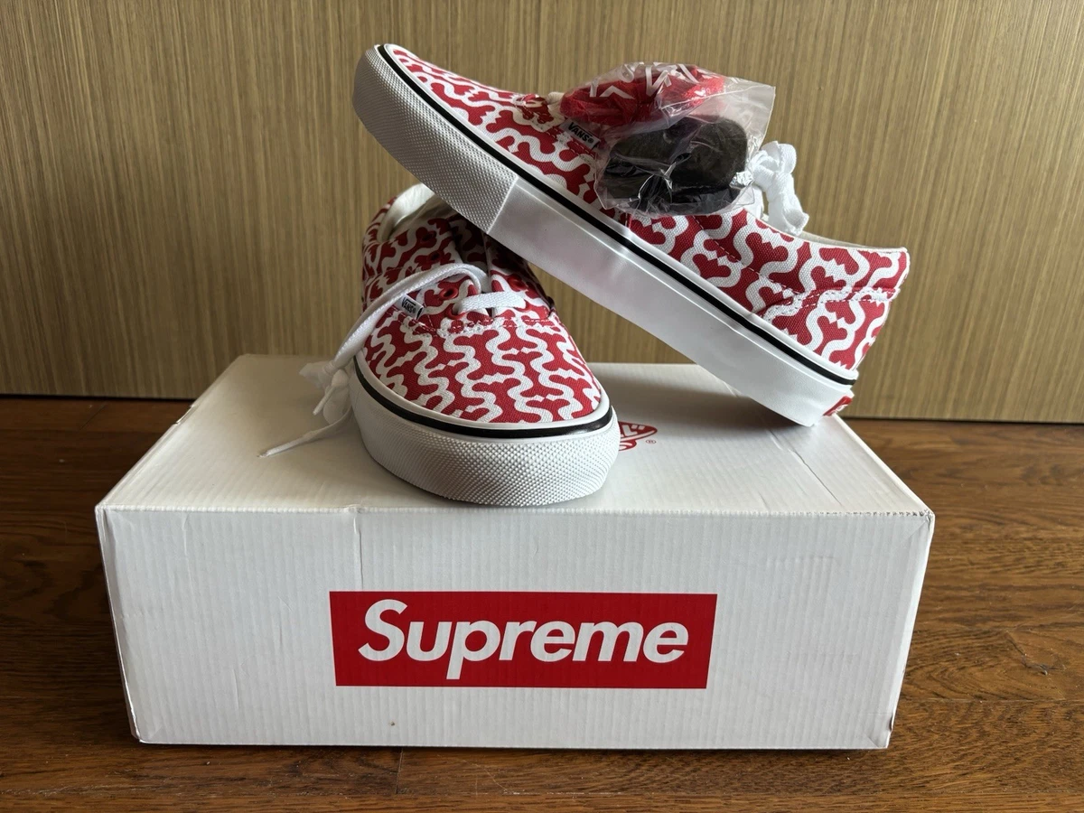 Supreme x Vans Era Monogram S - Red for sale | eBay
