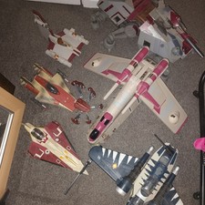 Habro Star Wars Clone Wars Ship Bundle Gunship, Walker, Arc, More