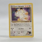Pokemon TCG Giovannis Meowth 74 /132 Gym Challenge Vintage 2000 Card MP