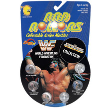 VTG 1990 Spectra Star WWF Rad Rollers Action Marbles Ultimate Warrior Hulk Hogan