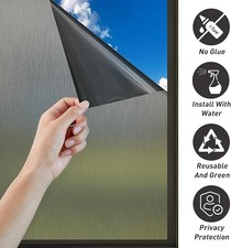 118.11'' X 17.73'' Window Privacy Film Static Cling Non-Adhesive UV Blocking