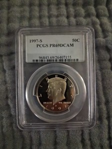 1997-S PCGS PR69DCAM 50C