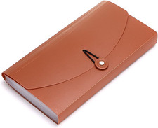 Expanding File Folder -13 Pockets Small Accordion File Folder Expandable Card