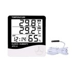 Aquarium Water Temperature Thermometer Digital with Probe and Alarm Display