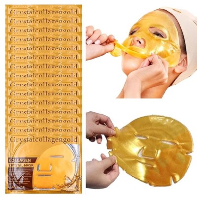 24 K Gold Collagen Face Sheet Mask (15 PCS) - Collagen Anti-Aging Korean Face Sh