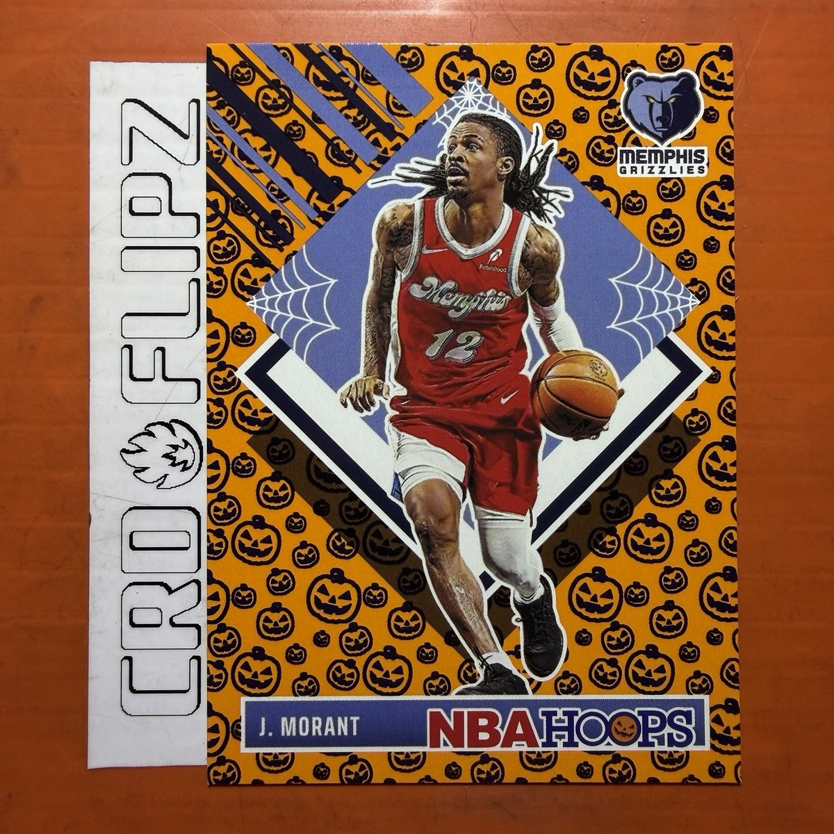2024-25 Panini Haunted Hoops Ja Morant Tribute Orange Memphis