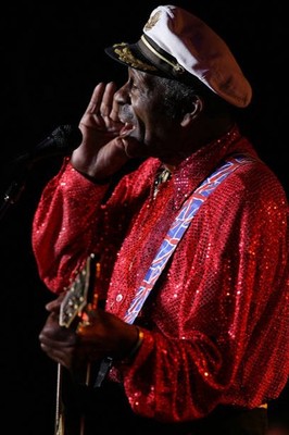 Musician Chuck Berry performs at BB King's on June 6 2008 in New - 2008 Photo 1