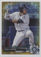 2017 Bowman Chrome Prospects Gold Shimmer Refractor 28/50 Drew Jackson 1p5