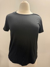 Women Pajama Set 2 Piece Lounge Outfit Short Sleeve Shirt Short Pockets Black XL
