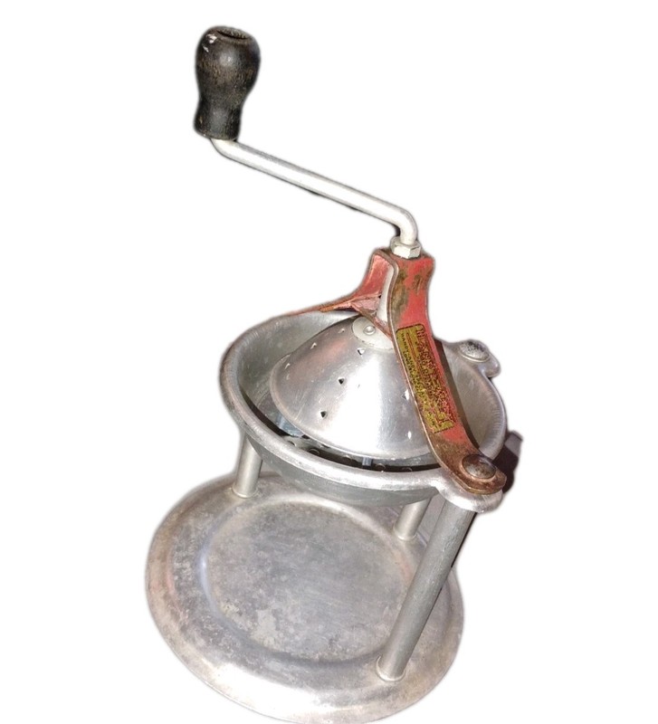 Vintage Handy Andy Juice Extractor Juicer Red And Original Patina 