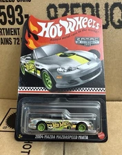 Hot Wheels 2025 Mail-in No3 -  2004 Mazda Miata -  Zamac - Carded Free Ship