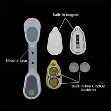 LED Clip On Flashlight Silicone Night Light Backpack Light Pocket Work Light