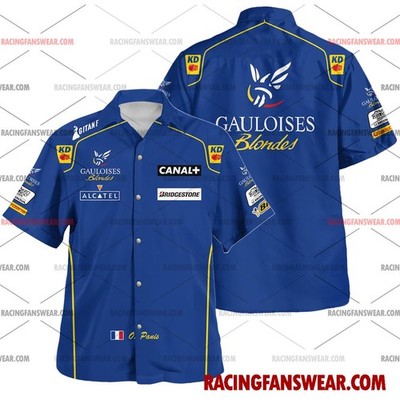 Olivier Panis Formula One Racing 1997 Uniform Apparel Clothes Hawaiian Polo Shir