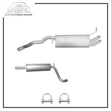 Auspuff Set für Skoda Octavia 3 + Kombi 1.4 TSI Mitteltopf + Endschalldämpfer