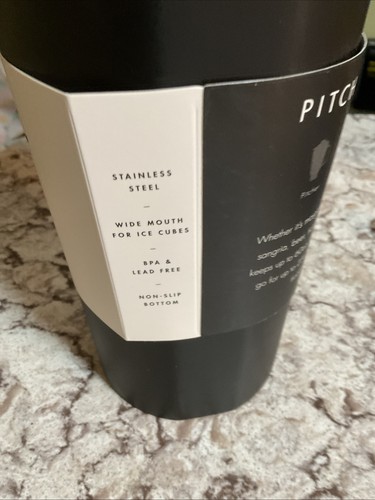 NEW Corkcicle. Insulated Canteen 60 oz. Black, Wide Mouth, BPA Free, Uline - Picture 5 of 6