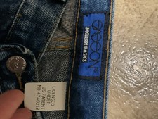 Vintage Sasson Modern Basics Jeans, Dark Acid Wash, High-Waisted