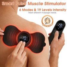 Heating Tens Unit Muscle Therapy Pain Relief Stimulator Machine Pulse Massager