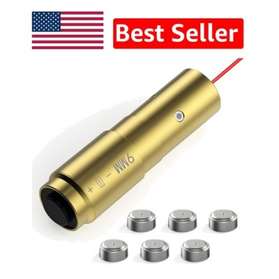 Class IIIA Red Dot Laser Boresighter for Handguns   Easy Activation & Precision