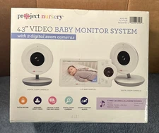 Project Nursery 4.3 Video Baby Monitor System w/ 2 Digital Zoom Cameras
