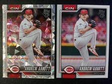 (2) 2026 Topps Diamante/Base Andrew Abbott # 218 