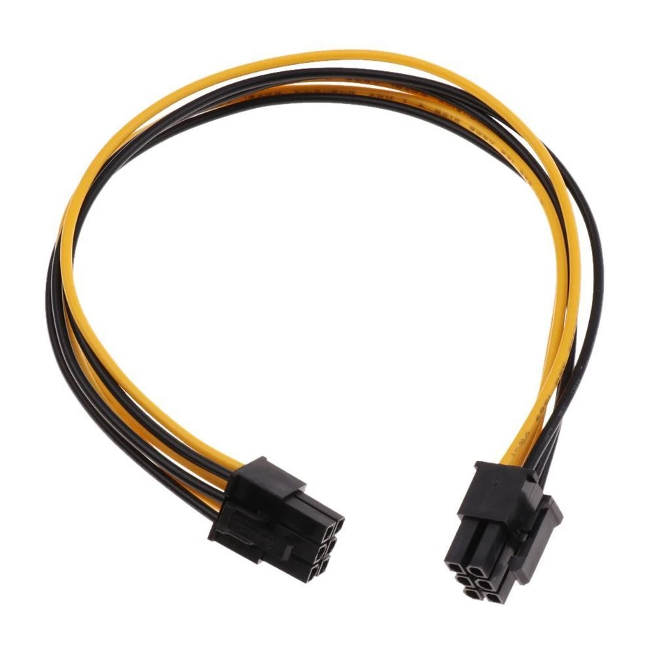 PCI Express 6 Pin Male To 6Pin Male Cable 6-Pin To 6-Pin Power Extender Wire - Bild 2 von 4